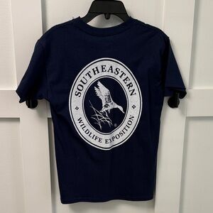 Hanes Navy Short-Sleeve Wildlife Graphic Tee